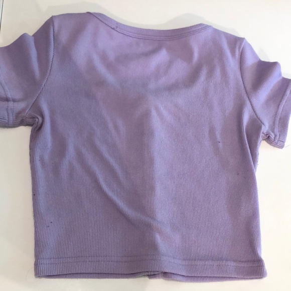 Lavender Button-Up Top - Size S - Picture 3 of 3